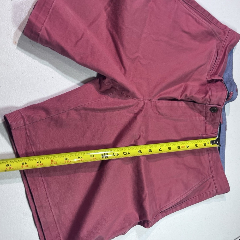 LL Bean Standard‎ Fit Men's Chino Shorts Red Size 36 item 286392 EUC - Picture 3 of 5
